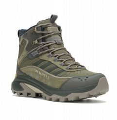 Buty turystyczne Merrell Moab Speed 2 Thermo Mid WP - olive. Zielone trekkingi męskie GRONELL. Za 773.99 zł.