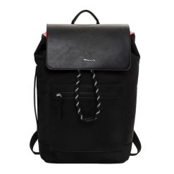 Tamaris Plecak TAS Katja Plecaki 1 ct Czarny Damski. Czarne plecaki damskie Tamaris, z aplikacjami, z materiału. Za 275.99 zł.