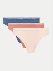 Tommy Hilfiger Komplet fig UW0UW05184 Kolorowy. Figi damskie Tommy Hilfiger, s, bez wzorów, z bawełny. Za 129.99 zł.