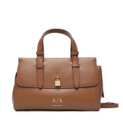 Torebka Armani Exchange. Brązowe torebki do ręki damskie Armani Exchange, bez wzorów, klasyczne, bez dodatków. Za 704.99 zł.