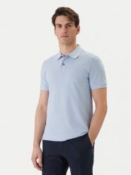 BOSS Polo Pallas 50553564 Błękitny Regular Fit. Niebieskie koszulki polo męskie Boss, m, bez wzorów, z bawełny, bez ramiączek. Za 499.99 zł.