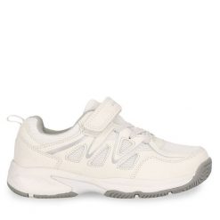 Sneakersy Endurance. Białe trampki i tenisówki chłopięce Endurance, bez wzorów, sportowe, bez zapięcia. Za 99.99 zł.