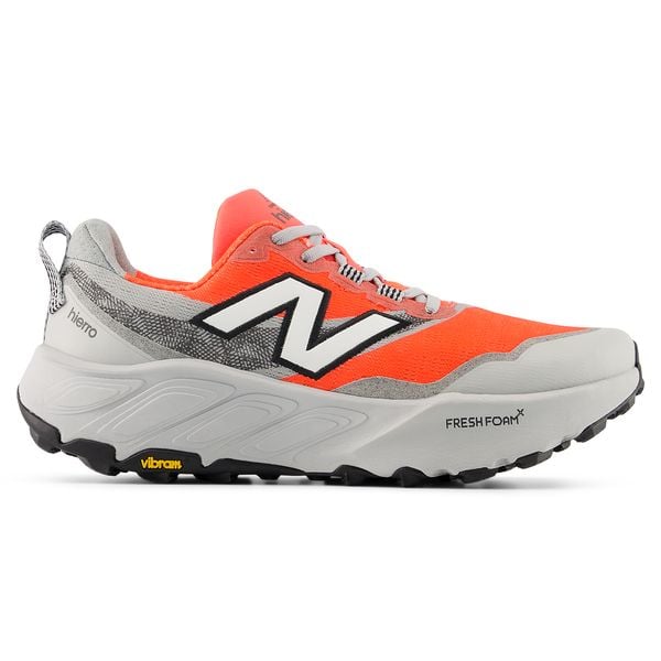 Buty męskie New Balance Fresh Foam X Hierro v9 MTHIERQ9 – pomarańczowe. Brązowe buty sportowe męskie New Balance, z materiału, bez zapięcia, do biegania. Za 749.99 zł.