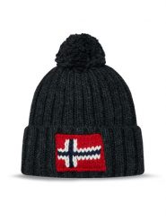 Napapijri Czapka Semiury 5 NP0A4GKB Szary. Szare rękawiczki męskie Napapijri, na zimę, bez wzorów, z syntetyku. Za 219.99 zł.