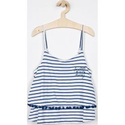 Blukids - Top dziecięcy 134-164 cm. Białe t-shirty i topy dla dziewczynek Blukids, bez wzorów, z bawełny, bez ramiączek. W wyprzedaży za 24.90 zł.