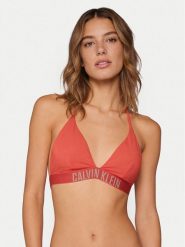 Calvin Klein Swimwear Góra od bikini LV00Q61222 Różowy. Czerwone bikini damskie Calvin Klein Swimwear, l, bez wzorów. Za 209.99 zł.