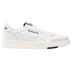 Buty treningowe damskie Reebok LT Court. Białe obuwie sportowe damskie Reebok, bez wzorów. Za 276.00 zł.