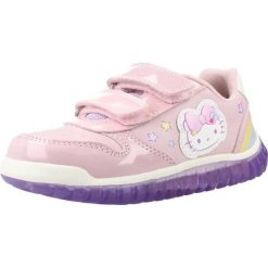 Buty GEOX B6661B 05402 B LIGHTYLOO Rose. Czerwone obuwie sportowe damskie Geox, bez wzorów, z syntetyku, na fitness i siłownię. Za 245.99 zł.