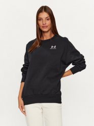 Under Armour Bluza Essential Flc Os Crew 1379475 Czarny Loose Fit. Czarne bluzy damskie Under Armour, l, bez wzorów, z bawełny, bez kaptura. Za 209.99 zł.