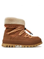 Palladium Śniegowce Pallashock Hiver 94349-252-M Brązowy. Brązowe śniegowce i trapery damskie Palladium, ze skóry. Za 479.99 zł.
