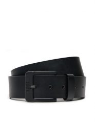 BOSS Pasek Jemio-B 50522574 Czarny. Czarne paski damskie Boss, bez wzorów, ze skóry. Za 250.99 zł.