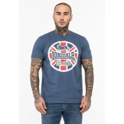 T-shirt regularny Lonsdale Lunklet. Niebieskie t-shirty męskie Lonsdale, xl, bez wzorów, z bawełny, klasyczne, bez kołnierzyka. Za 120.00 zł.