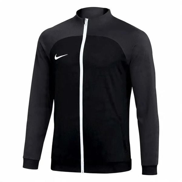 Męska Kurtka Dresowa Academy Pro DriFIT. Czarne kurtki męskie Nike, m, bez wzorów, z dresówki, na fitness i siłownię, dri-fit (nike). Za 119.00 zł.