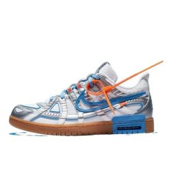 Buty do chodzenia dla dorosłych Nike Dunk Off-White Air Rubber UNC. Szare obuwie sportowe damskie OFF-WHITE, bez wzorów, z gumy, do biegania. Za 2,679.70 zł.