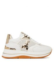 Patrizia Pepe Sneakersy PPJ313 27 Biały. Białe buty sportowe dziewczęce Patrizia Pepe, bez wzorów, ze skóry, bez zapięcia. Za 519.99 zł.