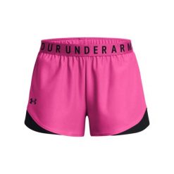 Szorty damskie Under Armour Play Up 3.0. Czarne obuwie sportowe damskie Under Armour, l, bez wzorów, z dzianiny, sportowe, na fitness i siłownię. Za 179.50 zł.