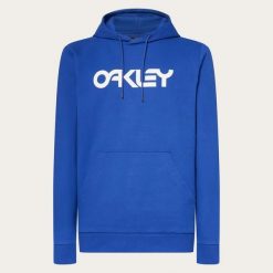 Bluza z kapturem męska Oakley B1B PO 2.0 FOA402599-670. Niebieskie bluzy męskie Oakley, m, bez wzorów, z bawełny, z kapturem. Za 200.77 zł.