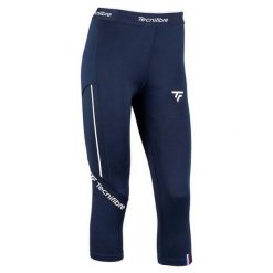 Legginsy Tecnifibre 3/4 Perf Tight marine S. Niebieskie legginsy damskie TECNIFIBRE, l, bez wzorów, tenisowe. W wyprzedaży za 182.50 zł.