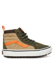 Vans Sneakersy MTE SK8-Hi VN000D0HKCZ1 Khaki. Brązowe buty sportowe chłopięce Vans, bez wzorów, z materiału, bez zapięcia. Za 319.99 zł.