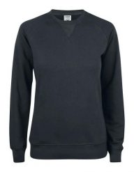 Clique Bluza Premium OC Roundneck Damska z bawełny organicznej. Czarne bluzy damskie CLIQUE, s, bez wzorów, z bawełny, bez kaptura. Za 226.96 zł.