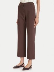 Maryley Spodnie materiałowe 26EB527/06MO Brązowy ciemny Regular Fit. Brązowe spodnie materiałowe damskie Maryley, m, bez wzorów, z bawełny. Za 289.99 zł.