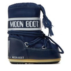 Śniegowce Moon Boot. Niebieskie śniegowce dziewczęce Moon Boot, bez zapięcia. Za 459.99 zł.