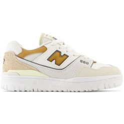 Buty New Balance BBW550ST białe. Białe obuwie sportowe damskie bez wzorów, ze skóry, do biegania. Za 632.54 zł.