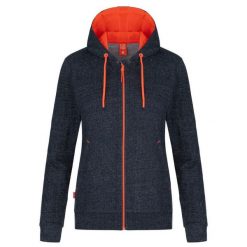 Bluza Loap Edita dla kobiet - Komfort i styl z miękkiej bawełny. Niebieskie bluzy damskie GLENMUIR, bez wzorów, z bawełny, bez kaptura. Za 130.60 zł.