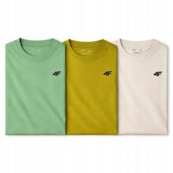 T-SHIRT MĘSKI 4F KOSZULKA LIMITOWANA KOMPLET ZESTAW 3 SZTUKI 3XL M3948 SS26. Koszulki sportowe męskie 4f, m, bez wzorów, z bawełny, bez kołnierzyka, bez ramiączek, na fitness i siłownię. Za 164.70 zł.