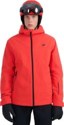 Kurtka narciarska męska 4f Kurtka narciarska męska 4F M0787 czerwona 4FWAW25TTJAM0787 62S L. Czerwone kurtki męskie 4f, l, bez wzorów, bez kaptura, narciarskie. Za 233.98 zł.