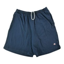 Męskie granatowe spodenki. Niebieskie krótkie spodenki sportowe męskie Champion, l, bez wzorów. Za 63.86 zł.