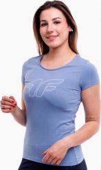 4f Koszulka damska 4F F0907 fioletowa 4FAW23TTSHF0907 32S S. Fioletowe t-shirty damskie 4f, s, bez wzorów, bez kołnierzyka. Za 58.80 zł.