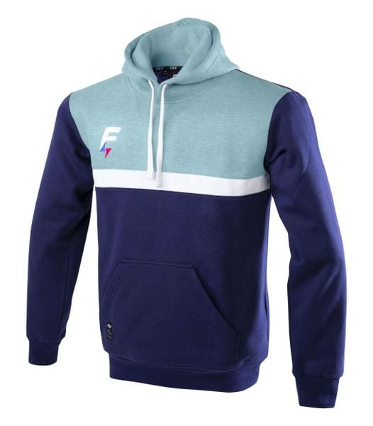 Bluza z kapturem Force XV mediane. Niebieskie bluzy męskie FORCE XV, l, bez wzorów, z dresówki, z kapturem. Za 225.50 zł.