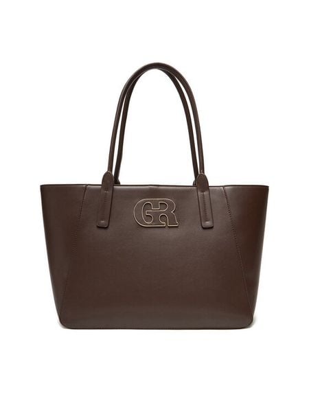 Gino Rossi Torebka CEO-EDELWEIS Brązowy. Brązowe torebki do ręki damskie Gino Rossi, bez wzorów, z materiału, bez dodatków. Za 199.99 zł.