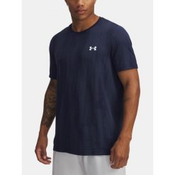 T-Shirt Męski Under Armour Vanish Seamless. Niebieskie t-shirty męskie Under Armour, m, bez wzorów, sportowe, bez kołnierzyka. W wyprzedaży za 126.79 zł.