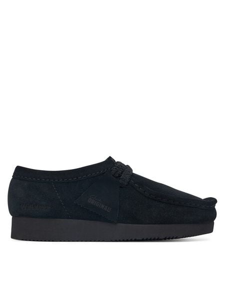 Clarks Półbuty Wallabee Lite. 26329534 Czarny. Czarne półbuty damskie Clarks, bez wzorów, bez obcasa, na płaskiej podeszwie, bez zapięcia. Za 429.99 zł.