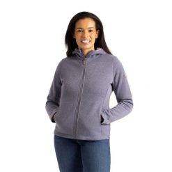 Damska Bluza Polarowa Anona. Niebieskie bluzy damskie Trespass, bez wzorów, z polaru, bez kaptura, trekkingowe. Za 215.99 zł.