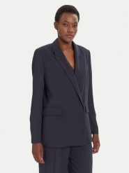 BOSS Marynarka Janka-DB2 50548492 Granatowy Relaxed Fit. Niebieskie żakiety damskie Boss, bez wzorów, z wiskozy. Za 1,259.00 zł.