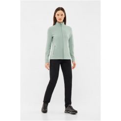 Bluza damska VIKING Tesero Lady Polartec. Zielone bluzy sportowe damskie Viking, bez wzorów, bez kaptura, trekkingowe. Za 239.90 zł.