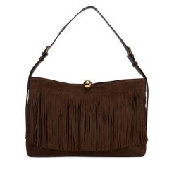 Torebka Furla. Brązowe torebki do ręki damskie Furla, bez wzorów, klasyczne, bez dodatków. Za 2,024.00 zł.