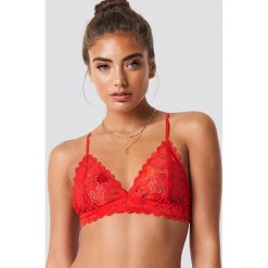 Samsoe & Samsoe Biustonosz Marilyn 6356 - Red. Czerwone biustonosze Samsøe & Samsøe, z haftami, z koronki. Za 141.95 zł.