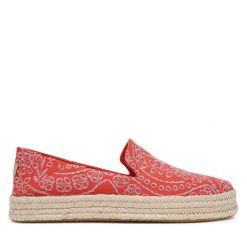 Espadryle Toms. Czerwone espadryle damskie Toms, bez wzorów, bez obcasa, bez zapięcia. Za 229.99 zł.