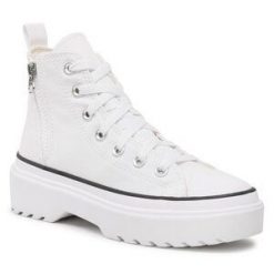 Trampki Converse. Białe półbuty damskie Converse, bez wzorów, retro, bez zapięcia. Za 249.99 zł.