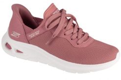 Buty sportowe Sneakersy damskie, Slip-Ins Bobs Sport Unity - Pinch Of Luck. Czerwone obuwie sportowe damskie Skechers, bez wzorów, z materiału, trekkingowe. Za 299.99 zł.