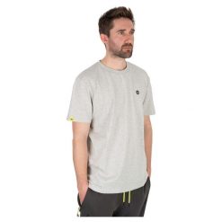 Koszulka Męska Wędkarska Matrix Large Logo T-Shirt. Szare koszulki sportowe męskie MATRIX, m, bez wzorów, sportowe, bez kołnierzyka. Za 99.99 zł.