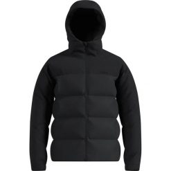 Kurtka puchowa Odlo Jacket insulated DOWN HOODED. Czarne kurtki sportowe męskie Odlo, na zimę, l, bez wzorów, z materiału, wspinaczkowe. Za 1,499.99 zł.