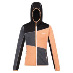 Bluza Polarowa Damska Melanżowy Pełen Suwak Walbury VI. Brązowe bluzy sportowe damskie Regatta, m, bez wzorów, z polaru, bez kaptura, trekkingowe. Za 96.99 zł.