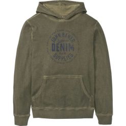 Bluza z kapturem Regular Fit bonprix ciemnooliwkowy. Bluzy męskie marki bonprix. Za 99.99 zł.