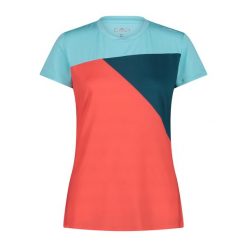 Koszulka damska CMP. Czerwone t-shirty damskie CMP, xs, bez wzorów, z materiału, bez kołnierzyka. Za 163.50 zł.