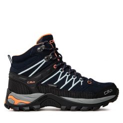 Trekkingi CMP. Niebieskie obuwie sportowe damskie CMP, bez wzorów, trekkingowe. Za 339.99 zł.